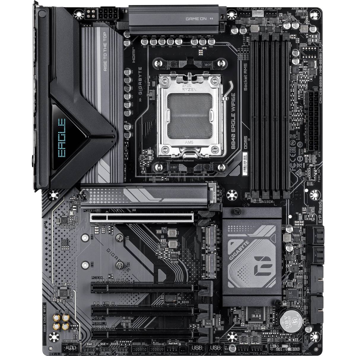 Материнская плата Gigabyte B840 EAGLE WIFI6, AM5, (HDMI, DP), 4xDDR V, ATX