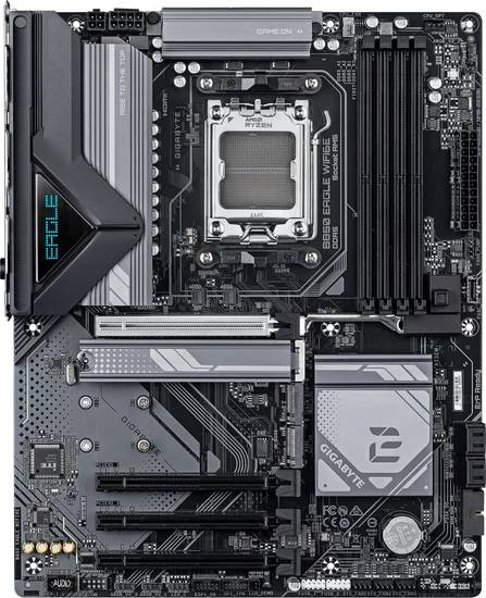 Материнская плата Gigabyte B850 EAGLE WIFI6E, AM5, (DP, HDMI), 4xDDR V, ATX