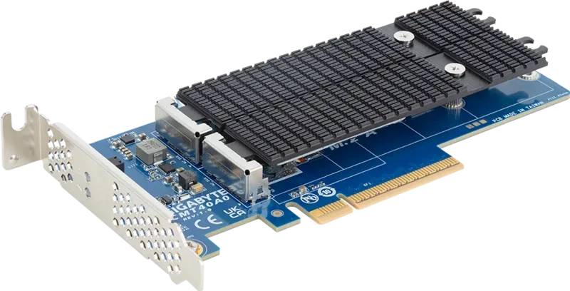 Адаптер PCI-Ex8 - 2xM.2 NVME, Gigabyte CMT40A0