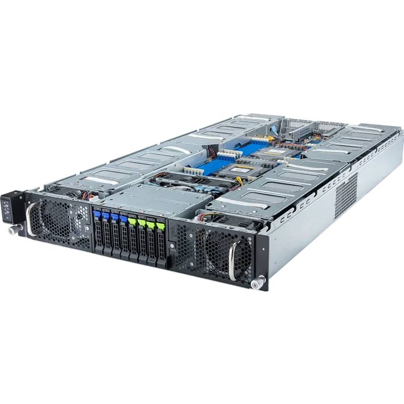 Серверная платформа GIGABYTE G293-Z42-ACP1 2xSP5, 24xDDR5, 8x2.5", 2x10GbLan, 2x3000W, 2U