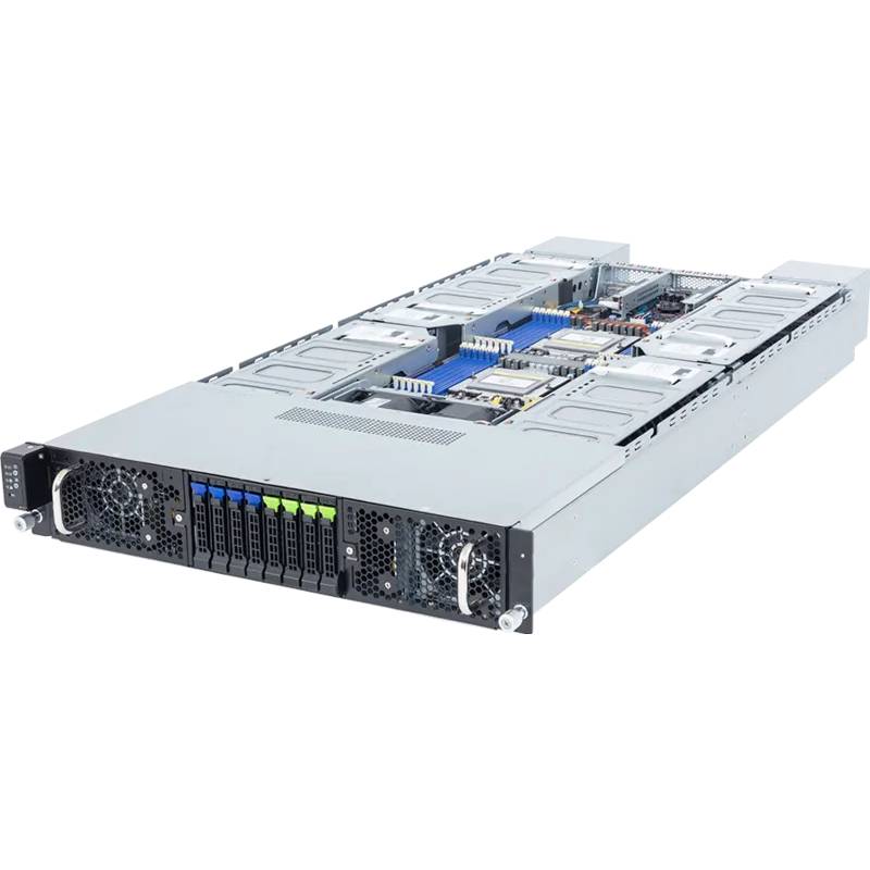 Серверная платформа GIGABYTE G294-Z43-AAP2 (6NG294Z43DR000ACP2) 2xSP5, 24xDDR5, 8x2.5", 2x10GbLan, 2x3000W, 2U