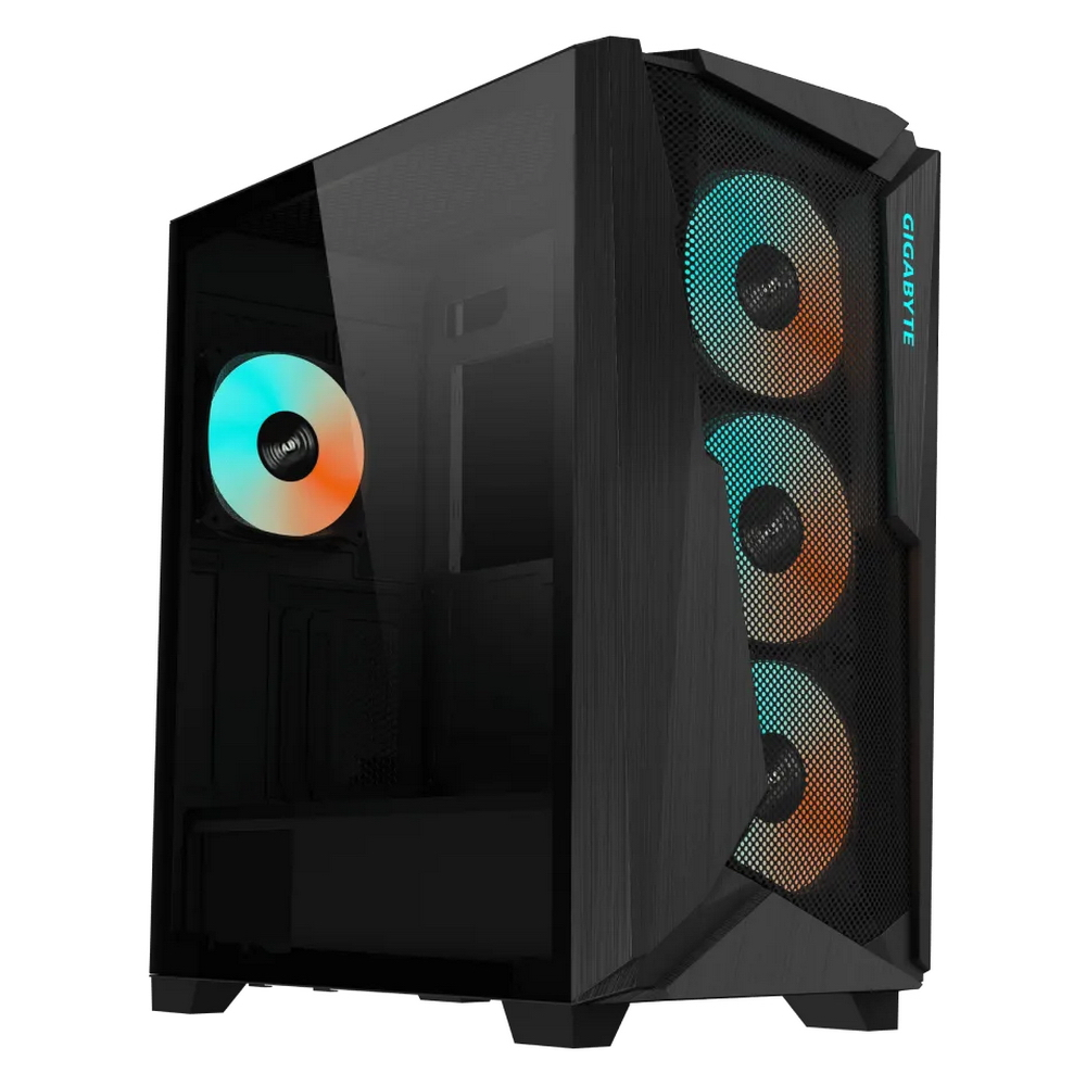 Корпус Gigabyte C301 Glass Black GB-C301G, без БП, E-ATX