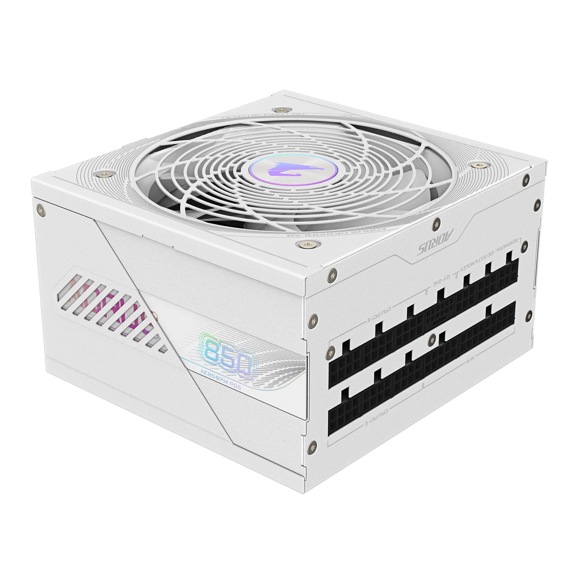 Блок питания 850Вт, Gigabyte GP-AE850PM PG5 ICE, 80 Plus Platinum, APFC, ATX