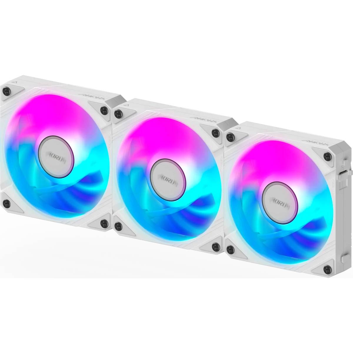 Вентилятор 12x12см Gigabyte AORUS EZ CHAIN FAN 120 ICE (GP-ECFAN1203 ICE), 3шт.