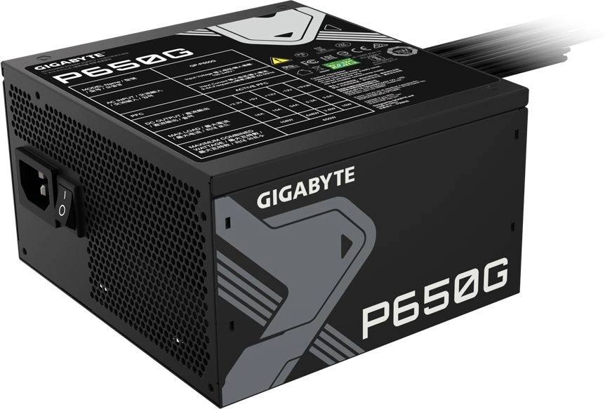Блок питания 650Вт, Gigabyte GP-P650G, 80 Plus Gold, APFC, ATX
