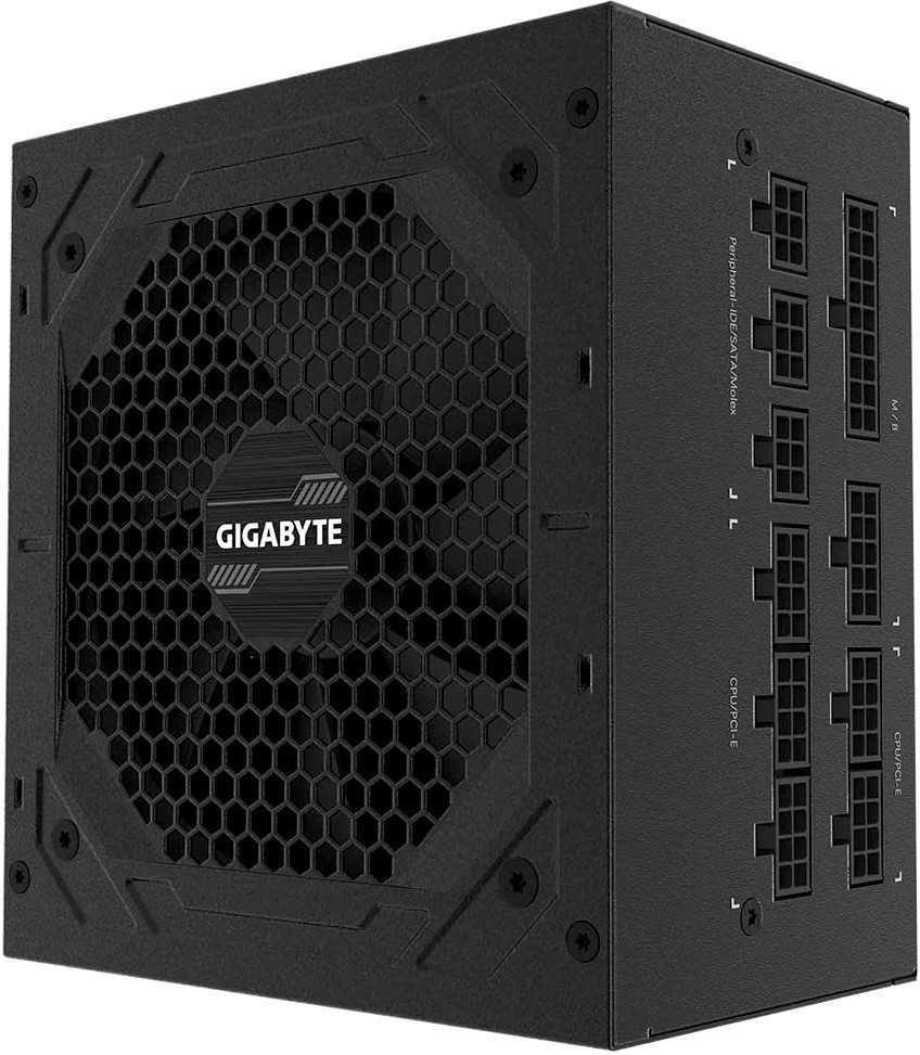 Блок питания 850Вт, Gigabyte GP-P850GM, 80 Plus Gold, APFC, ATX