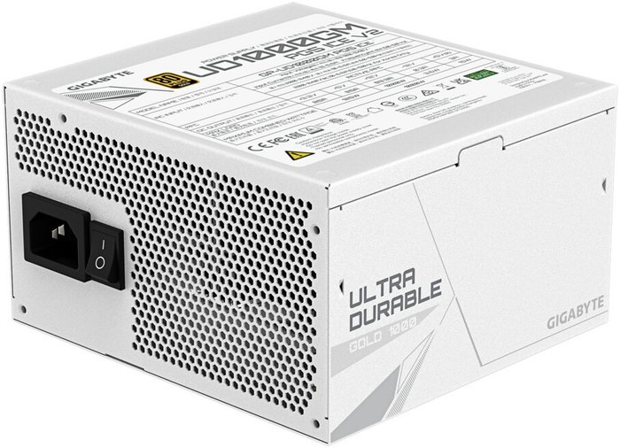 Блок питания 1000Вт, Gigabyte GP-UD1000GM PG5 V2 ICE, 80 Plus Gold, APFC, ATX