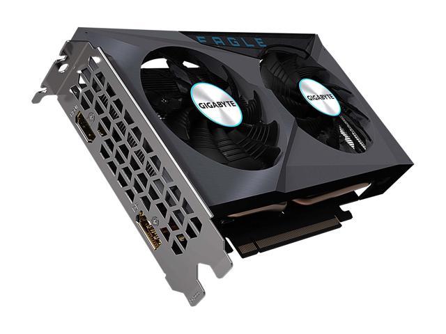 Видеокарта Radeon RX 6500 XT, 4GB GDDR6 64bit, Gigabyte GV-R65XTEAGLE-4GD, RTL
