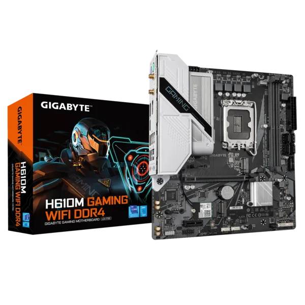 Материнская плата GigaByte H610M GAMING WIFI DDR4, LGA1700, (HDMI, DP), 2xDDR IV, mATX