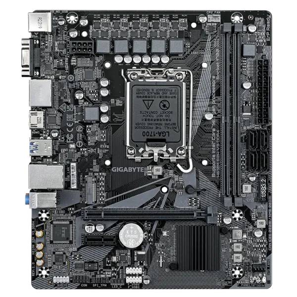 Материнская плата Gigabyte H610M S2H V3 DDR4, LGA1700, (VGA, HDMI, 2xDP), 2xDDR IV, mATX (ТОЛЬКО В СОСТАВЕ ПЭВМ)