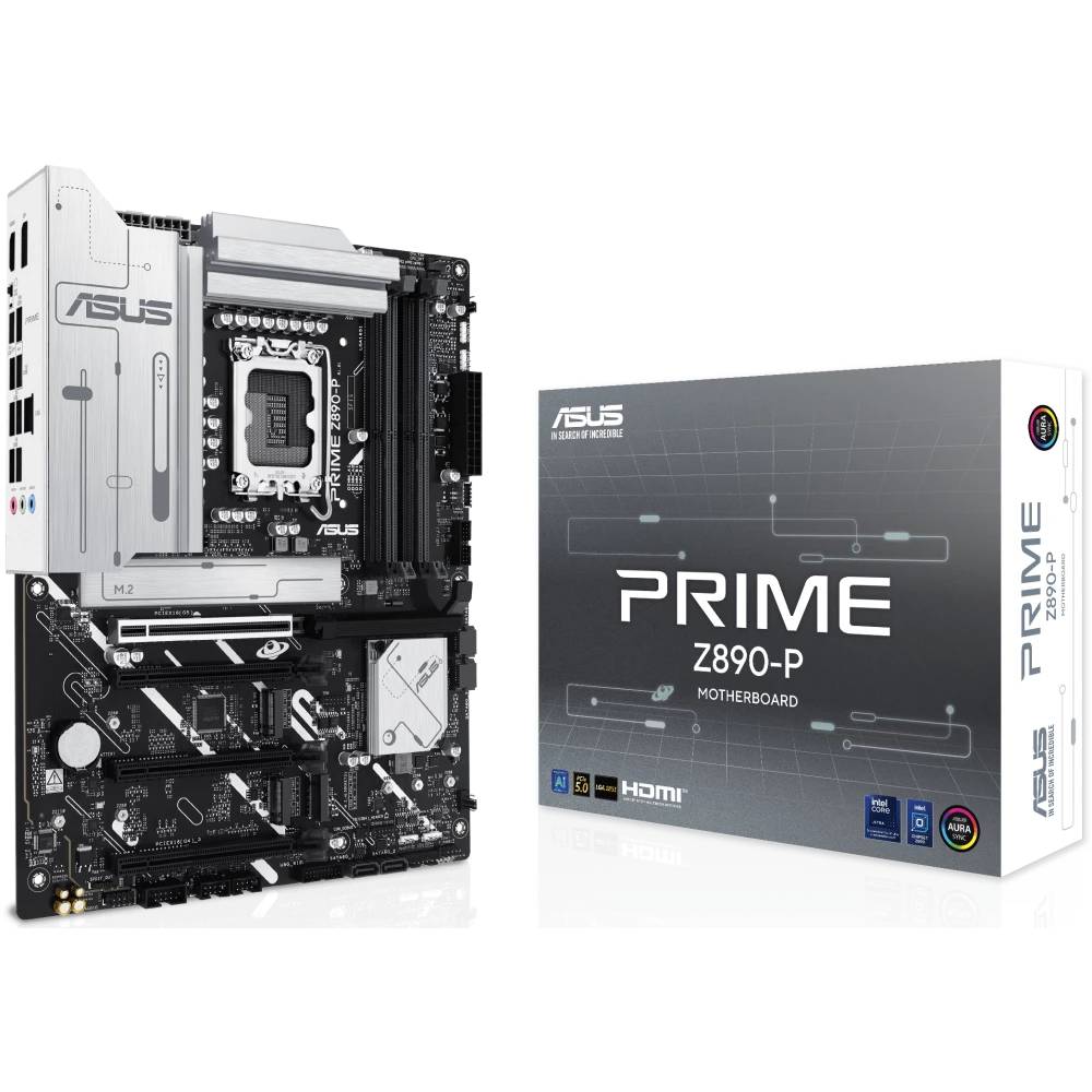 Материнская плата ASUS PRIME Z890-P, LGA1851, (HDMI, DP), 4xDDR V, ATX