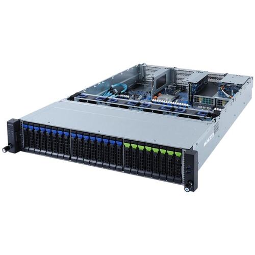 Серверная платформа GIGABYTE R282-N81 2U, 2xLGA4189, 32xDDR4, 26x2,5", 2x1GbLan, 2x1600W
