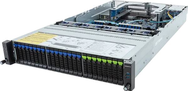 Серверная платформа GIGABYTE R283-S98-AAE2 2xLGA4677, 32xDDR V, 26x2.5", 2x1GbLan, 2x2000Вт, 2U