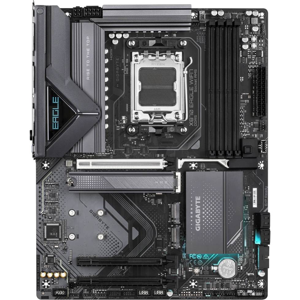 Материнская плата Gigabyte X870 EAGLE WIFI7, AM5, (HDMI), 4xDDR V, ATX (ТОЛЬКО В СОСТАВЕ ПЭВМ)