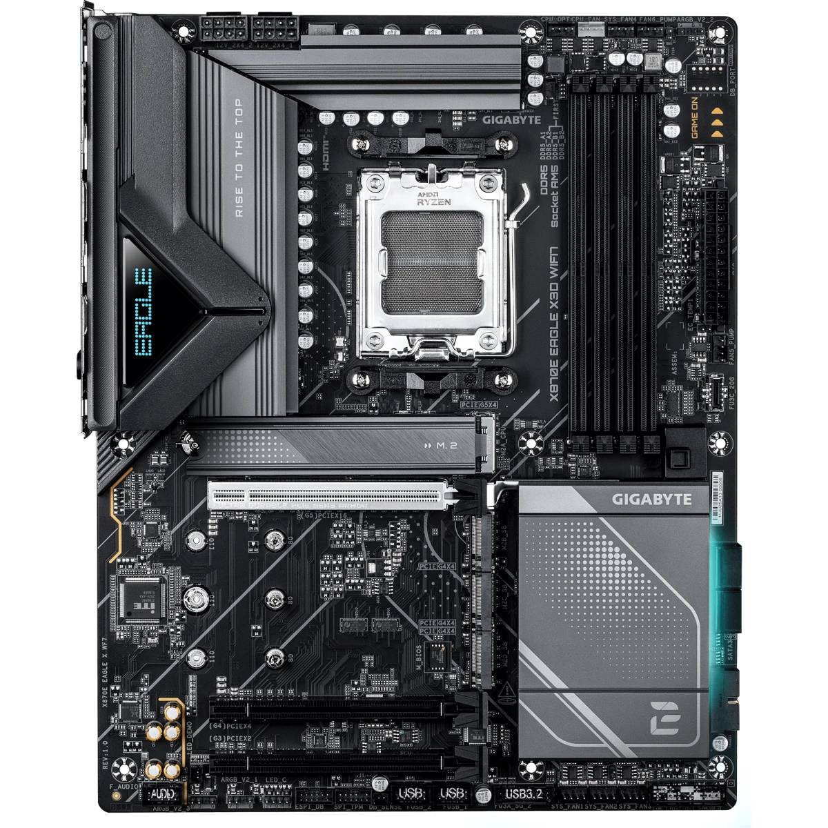 Материнская плата Gigabyte X870E EAGLE X3D WIFI7, AM5, (HDMI), 4xDDR V, ATX