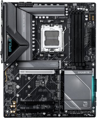 Материнская плата Gigabyte X870E EAGLE WIFI7, AM5, (HDMI), 4xDDR V, ATX