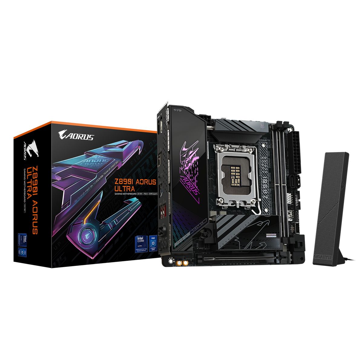 Материнская плата Gigabyte Z890I AORUS ULTRA, LGA1851, (HDMI, DP), 2xDDR V, mini-ITX