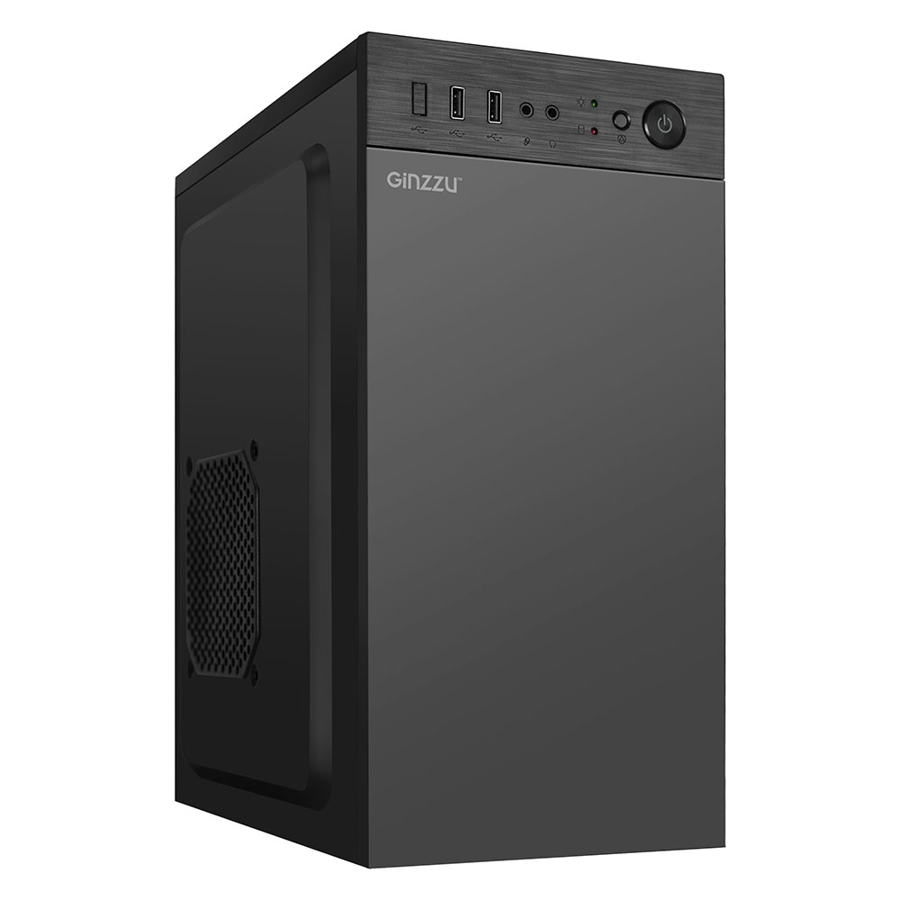 Корпус Ginzzu B400, без БП, mATX