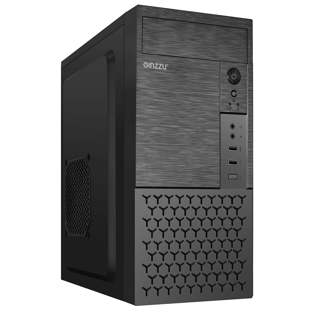 Корпус Ginzzu B410, без БП, mATX
