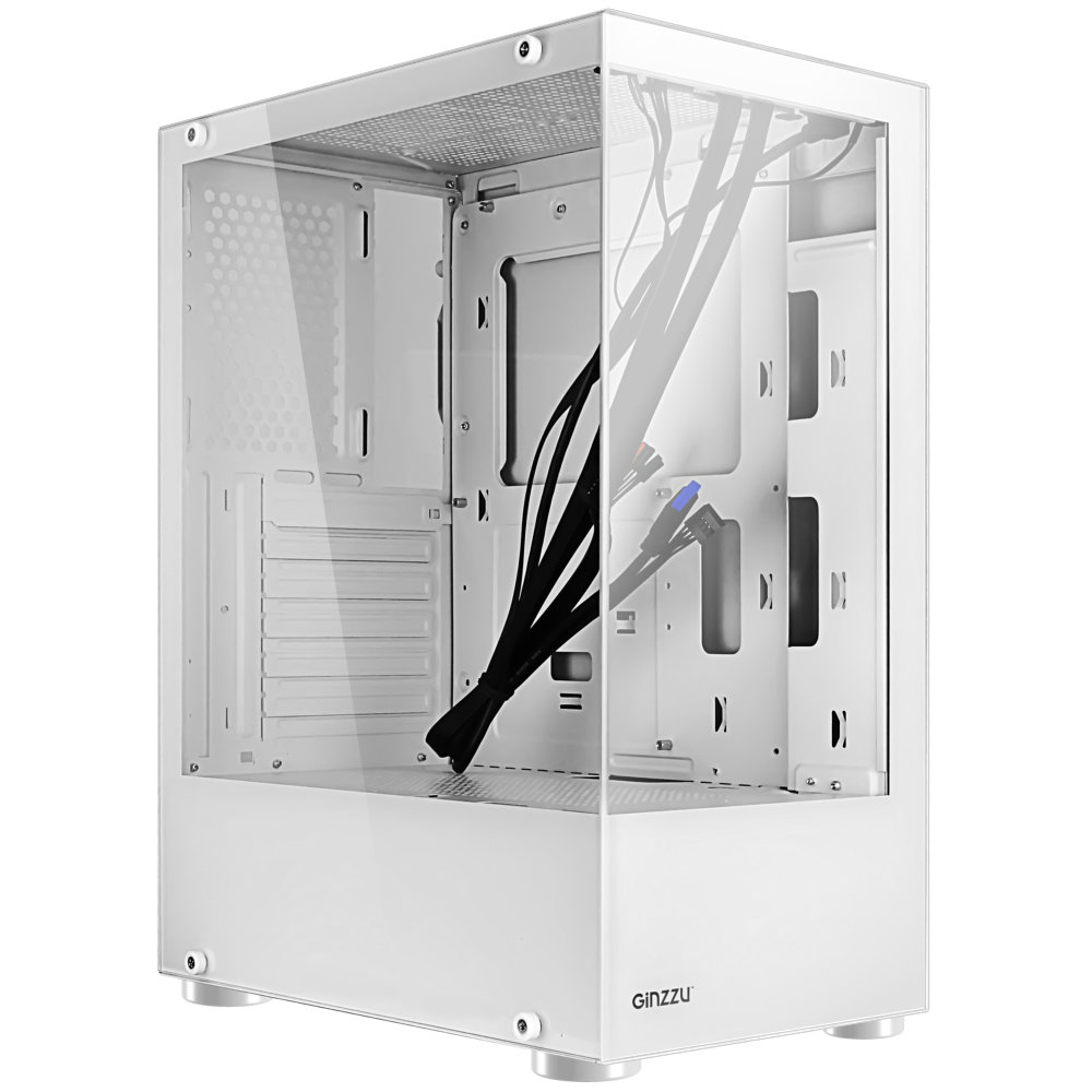 Корпус Ginzzu CL110 белый, без БП, ATX