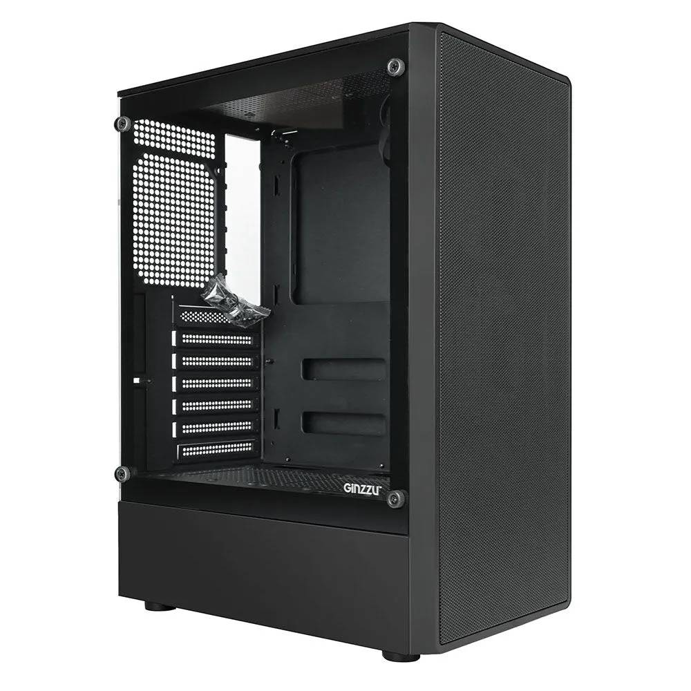 Корпус Ginzzu CL121 Black, без БП, ATX