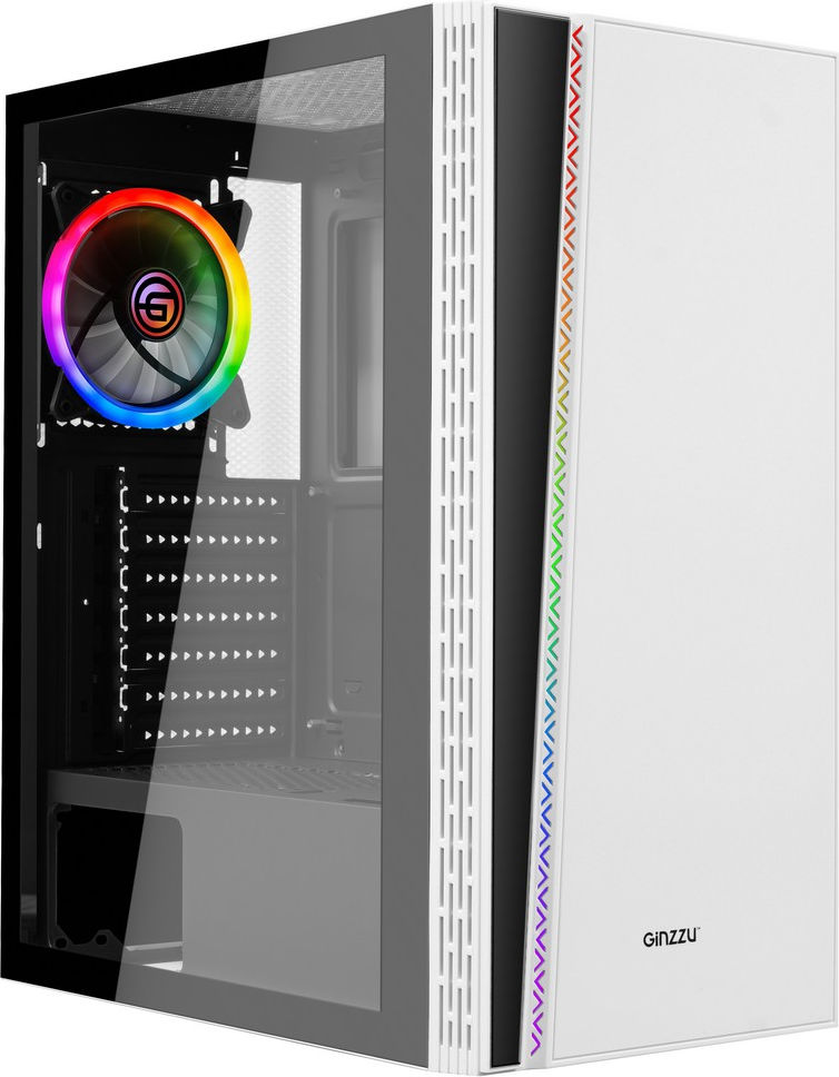 Корпус Ginzzu CL220 белый, без БП, ATX