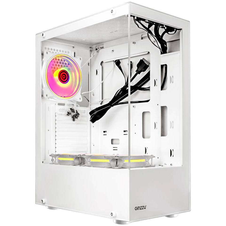 Корпус Ginzzu CL310 белый, без БП, ATX