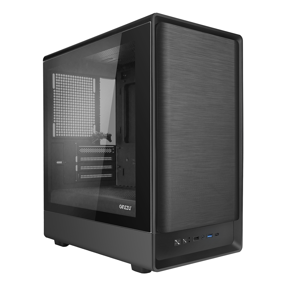 Корпус Ginzzu CL450, без БП, mATX