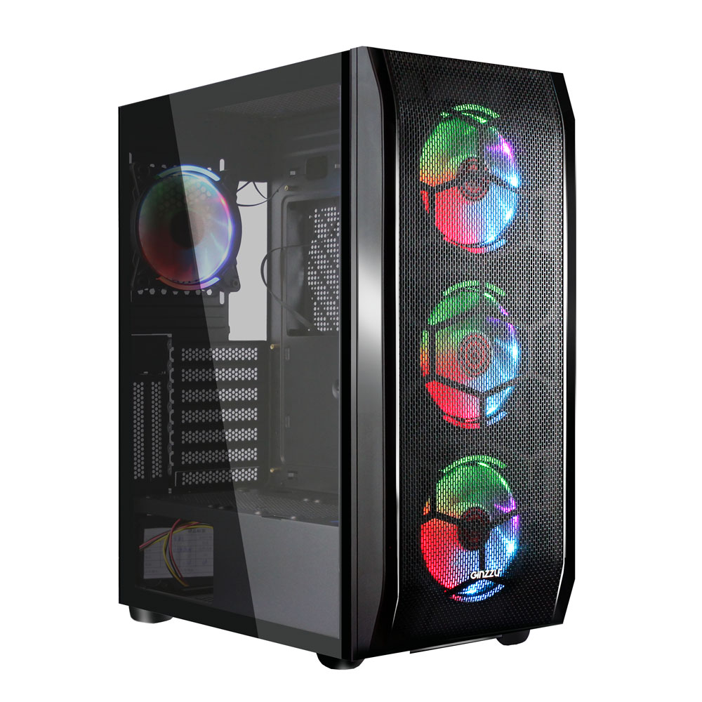 Корпус Ginzzu GL300, без БП, ATX