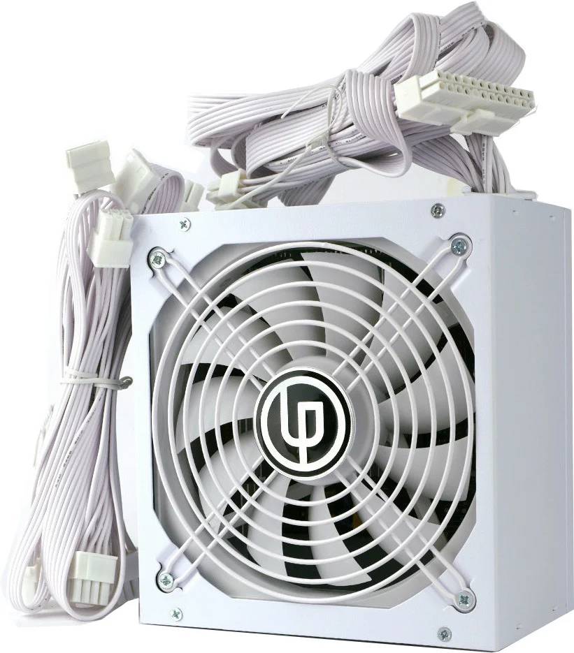 Блок питания 600Вт, Ginzzu MC600 White, 80 Plus Bronze, ATX