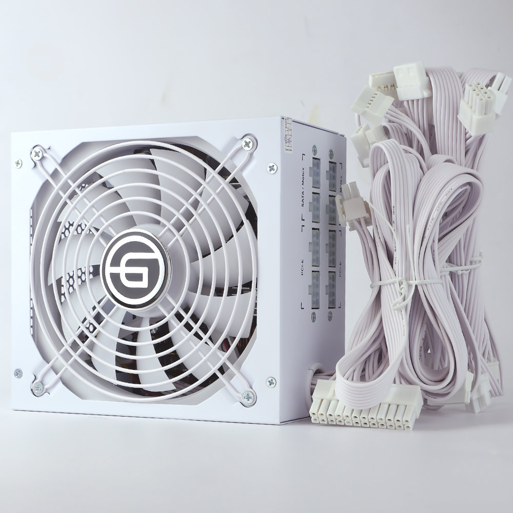 Блок питания 700Вт, Ginzzu MC700 White, 80 Plus Bronze, APFC, ATX