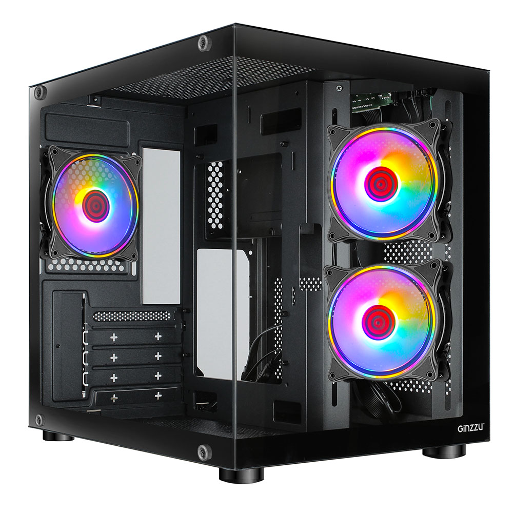 Корпус Ginzzu V150, без БП, mATX