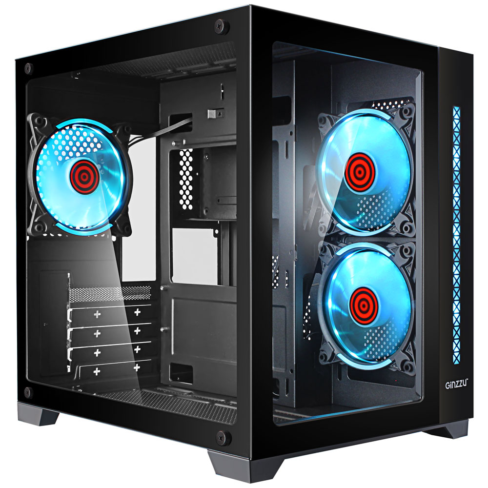 Корпус Ginzzu V350, без БП, mATX