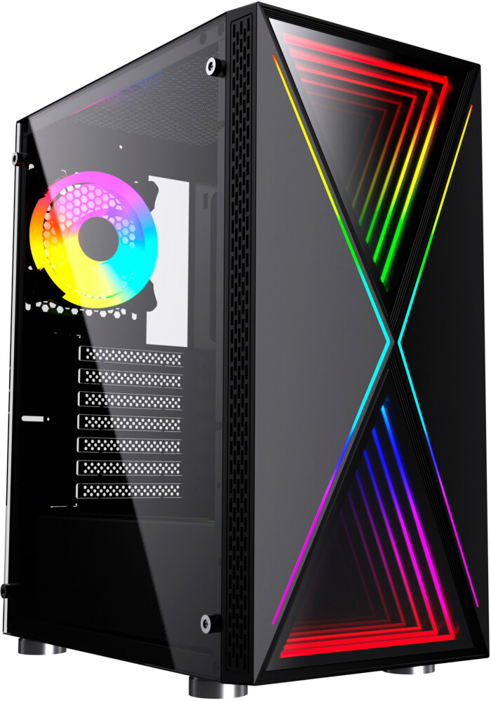 Корпус GMNG GG-CC110 черный, без БП, ATX