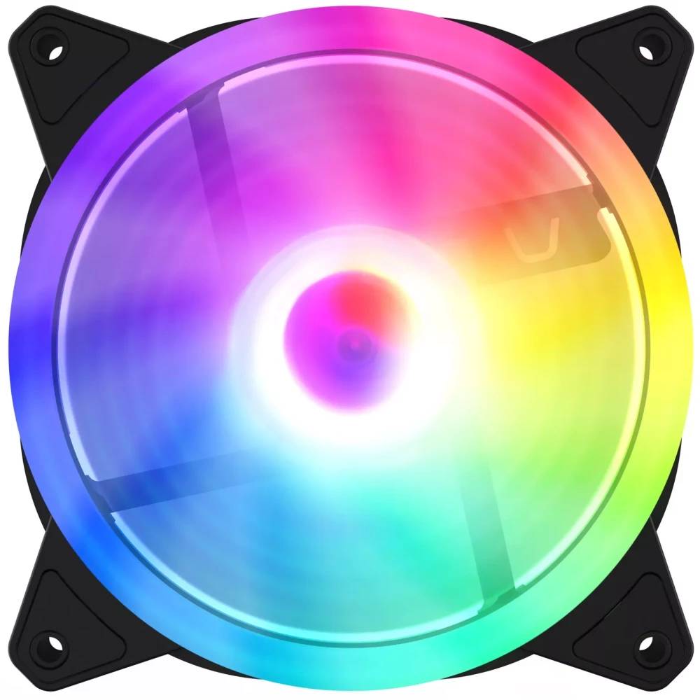 Вентилятор 12x12см GMNG GG-CF120FRGB2-PWMBK