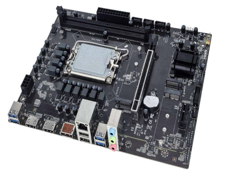 Материнская плата GMOG GM-H610D4, LGA1700, (2xHDMI, DP), 2xDDR IV, mATX