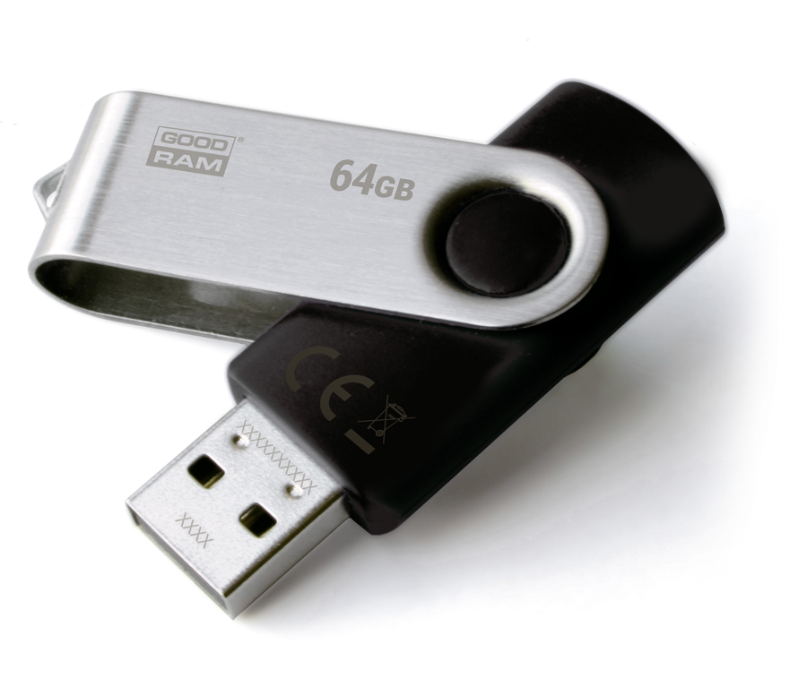 64Gb GoodRAM UTS2 UTS2-0640K0R11, USB2.0, Black