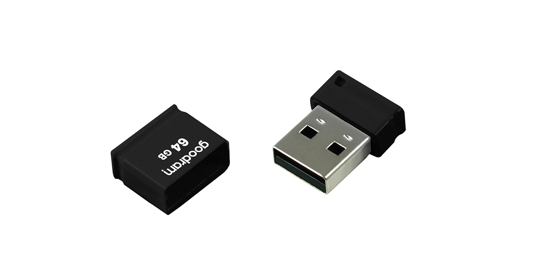 64Gb GoodRAM PICCOLO UPI2-0640K0R11, USB2.0, Black
