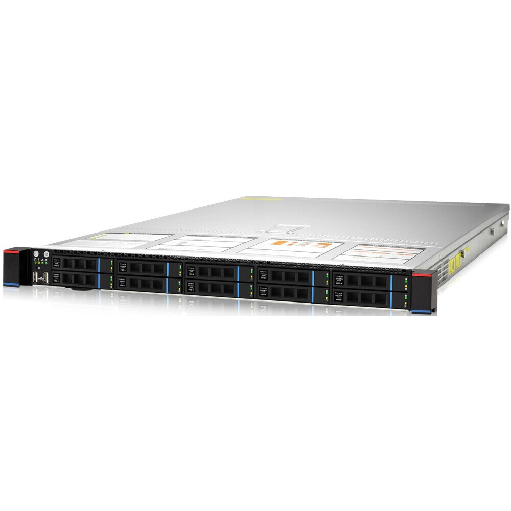 Серверная платформа Gooxi SL101-D10R-G3 (0.95.001.1001), 2xLGA4189, 24xDDR IV, 10x2.5", 2x550Вт, 1U