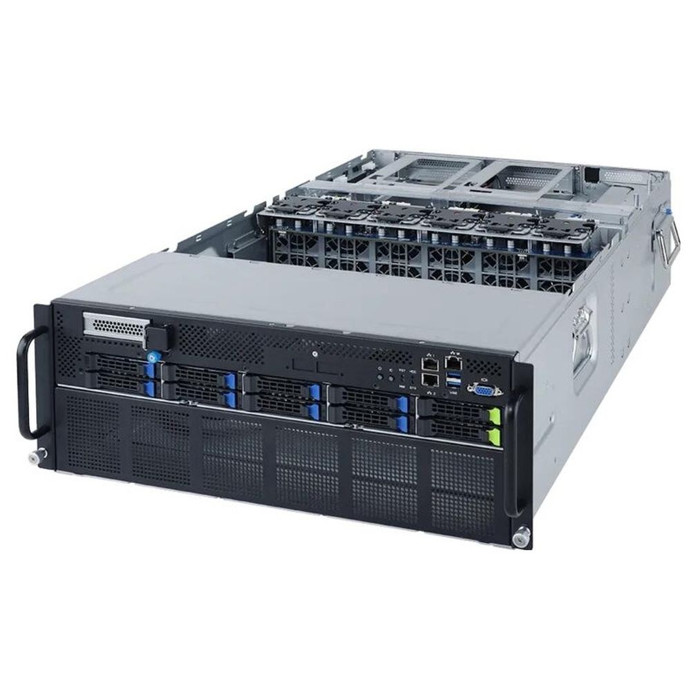 Серверная платформа Gigabyte G482-Z54 (6NG482Z54MR-00-A15) 2xSP3, 32xDDR IV ECC, 10x2.5", 3x2200Вт, 4U
