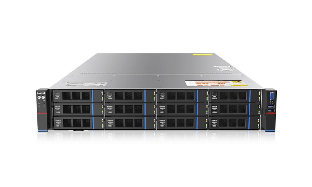 Серверная платформа Gooxi AS201-D12R-NV-G4 2xLGA4677, 16xDDR V, 12x2.5"/3.5",без БП, 2U