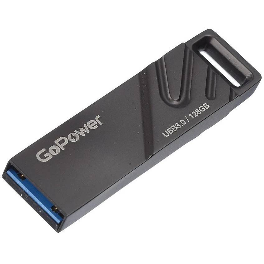 128Gb GoPower Titan 00-00025959, USB3.0, черный