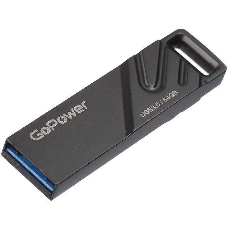 64Gb GoPower Titan 00-00025967, USB3.0, черный