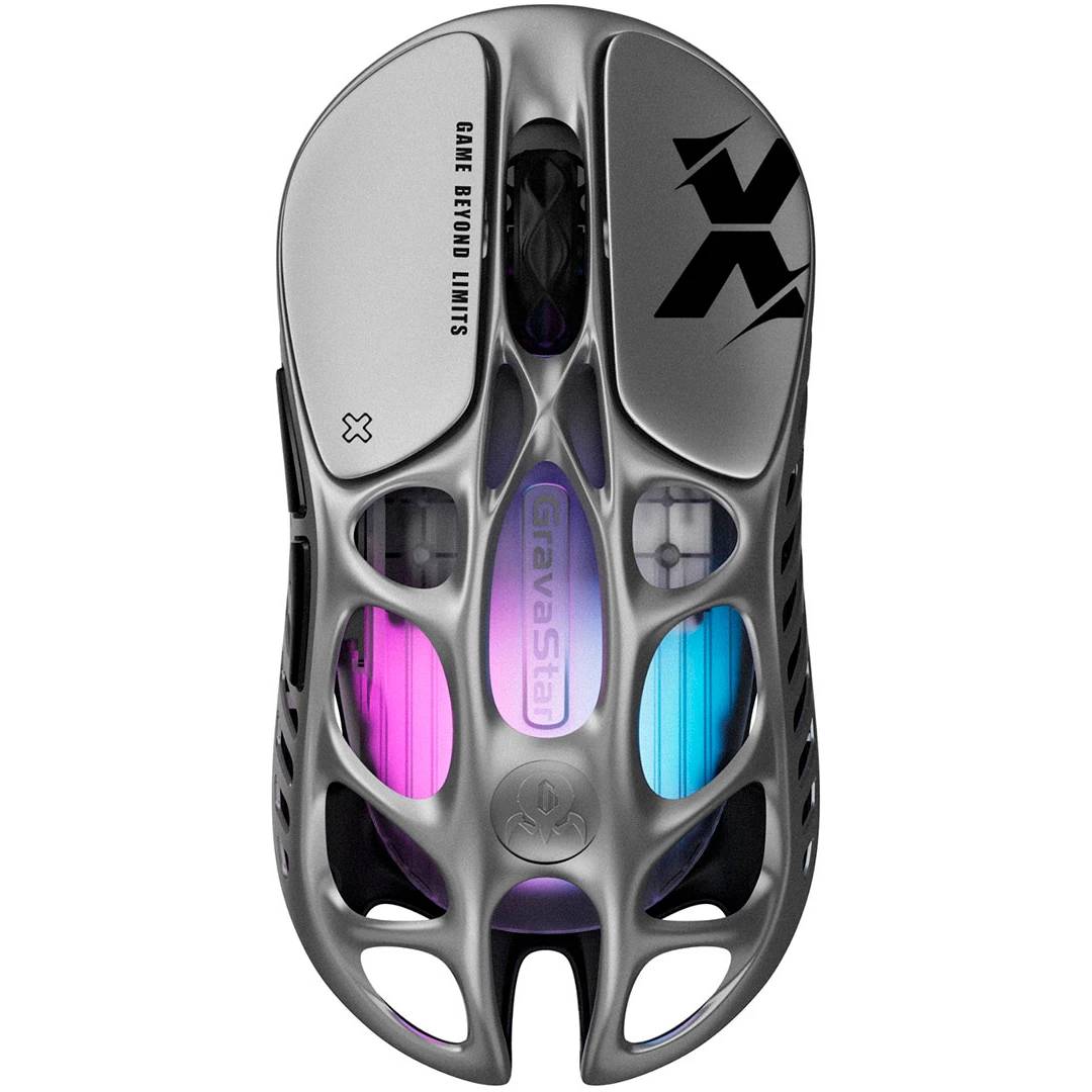 Мышь Gravastar Mercury X Grey (6972448923330), серый