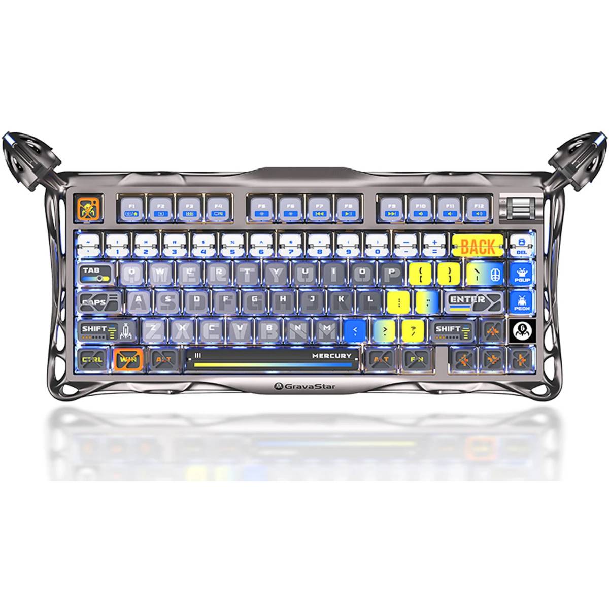 Клавиатура Gravastar Mercury K1 Pro Grey (6972448923637), серый