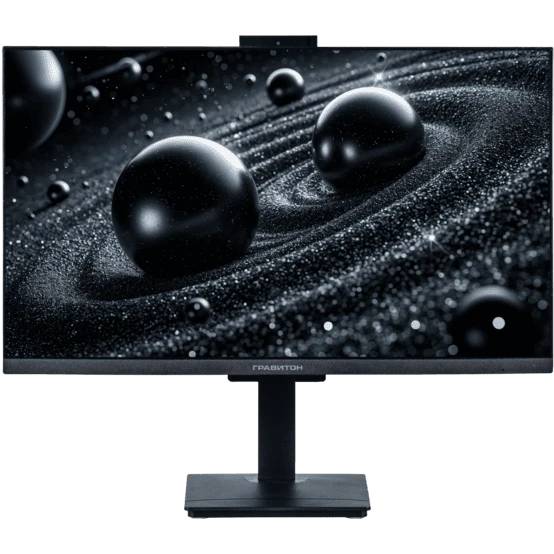 Монитор 27" Гравитон МН27Д (ТСЦМ.467846.003), 2560x1440, IPS, 100Hz, Speakers, Webcam (2xHDMI, DP, USB Type-C)