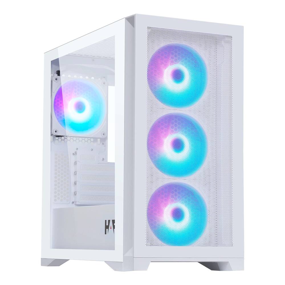 Корпус HAFF Glory Mini, белый, без БП, mATX