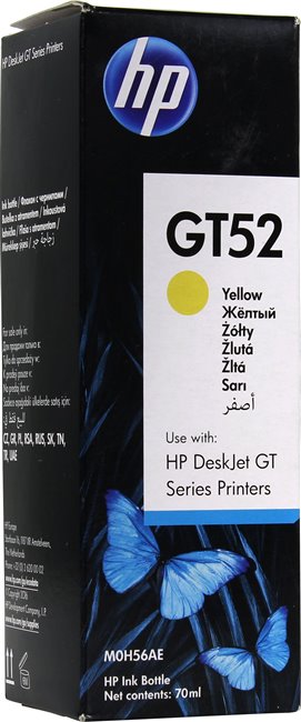 Картридж HP GT52, желтый M0H56AE