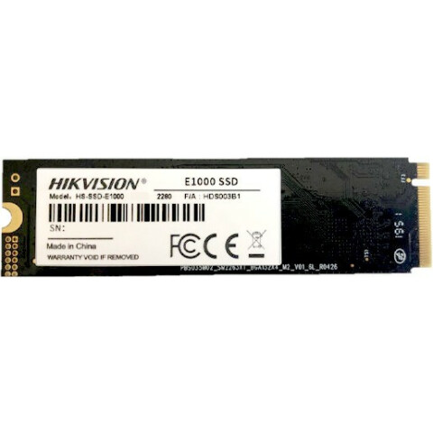 512Gb SSD Hikvision E1000 HS-SSD-E1000/512G, (2000/1610), NVMe M.2