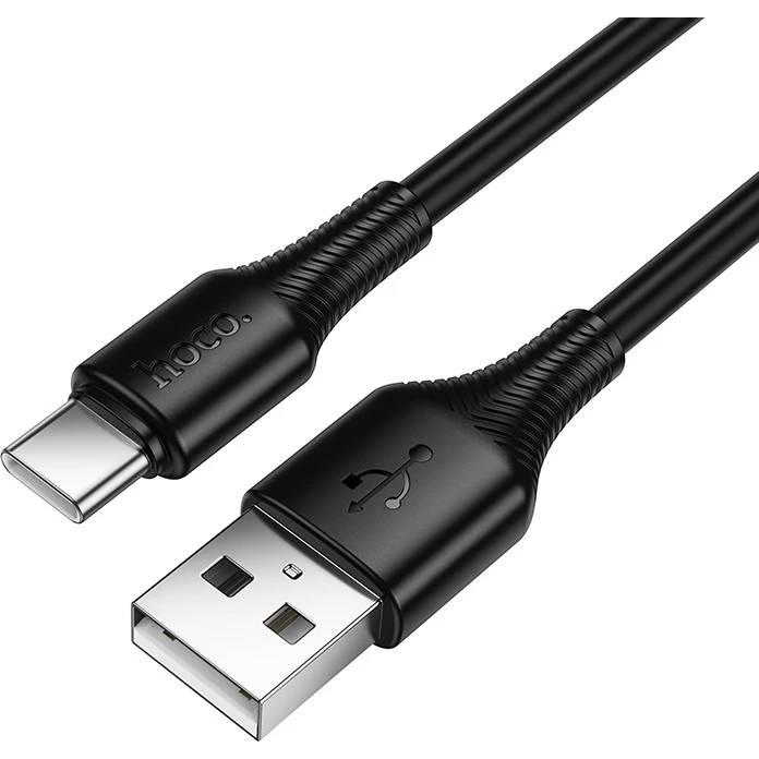 Кабель USB2.0 (M) - USB2.0 Type-C (M), 1м, Hoco X120 (6942007658904), черный
